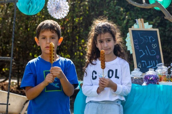 וופל בלגי על מקל